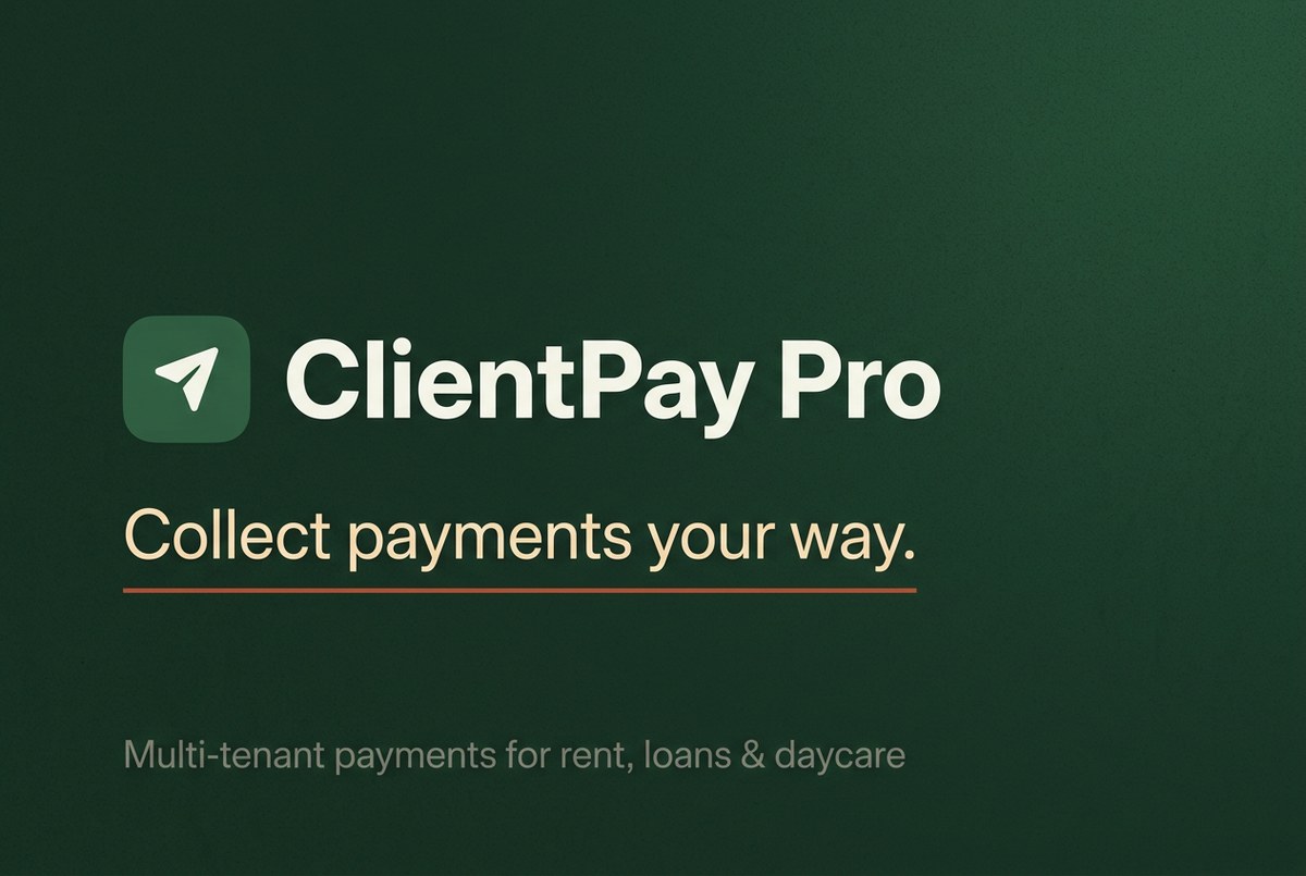Client Pay ClientPay Pro — Collect payments your way